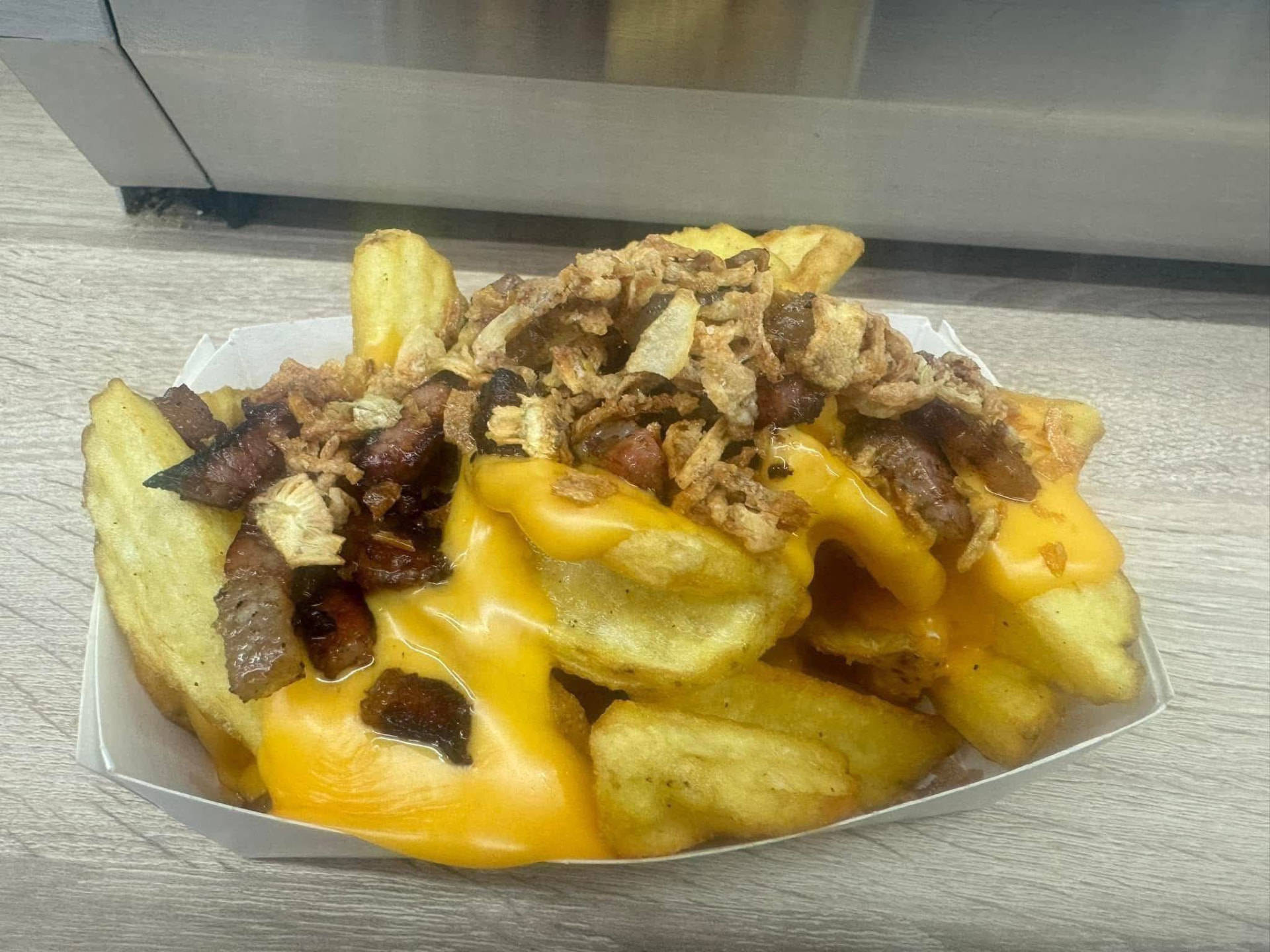 Frites Cheddar-Bacon de Burgertimes