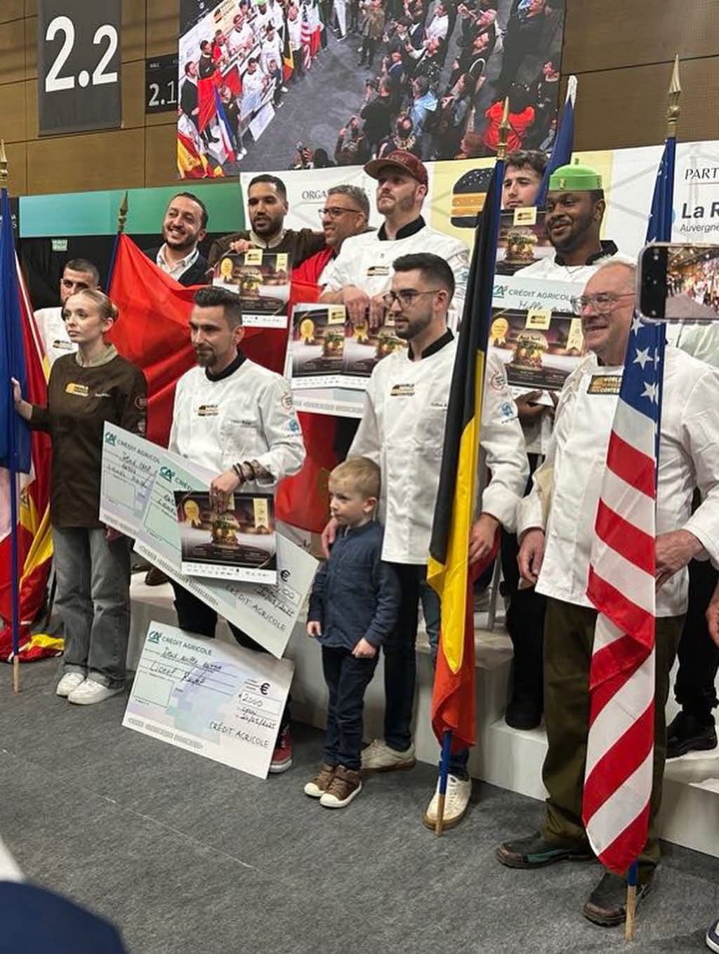 Les finalistes du World Burger Contest 2025 lors de la remise des prix